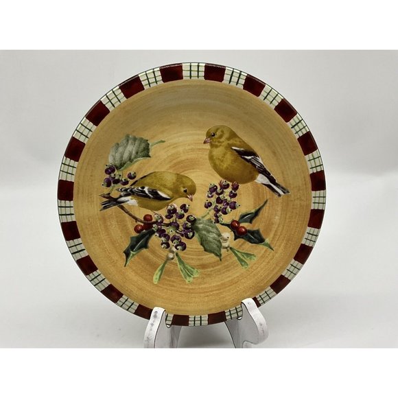 LENOX Winter Greetings Goldfinch Everyday by Catherine McClung Salad Plate - Picture 16 of 16